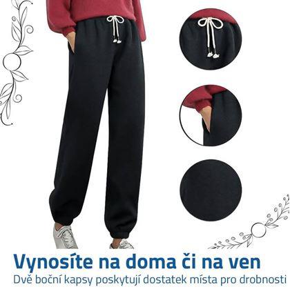 Dámské tepláky s kožíškem - XS/M