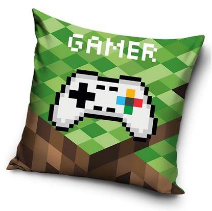 Obrázek Povlak na polštářek - Minecraft gamer