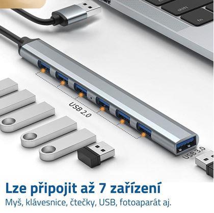 Obrázek z Víceportový adaptér USB-C 7 v 1