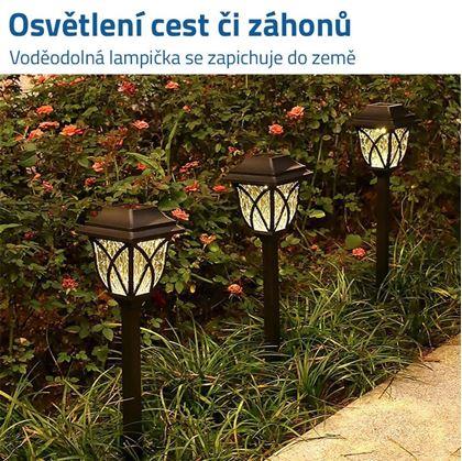 2 ks LED solární lampa