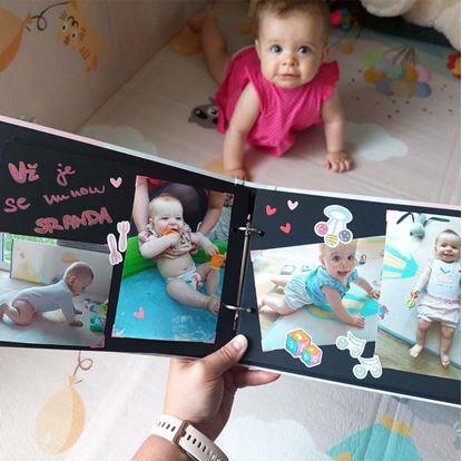 Obrázek Zážitkový deník/dětské fotoalbum + kreativní sada samolepek