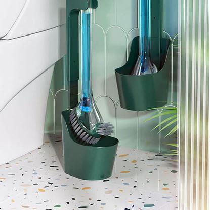 Obrázek Kartáč na wc s dávkovačem čistících prostředků s držákem