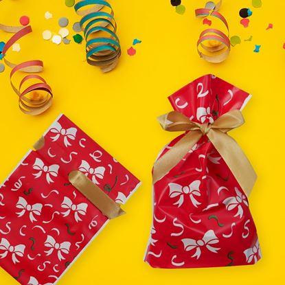 Obrázek Dárkové sáčky s mašlí 10 ks - S