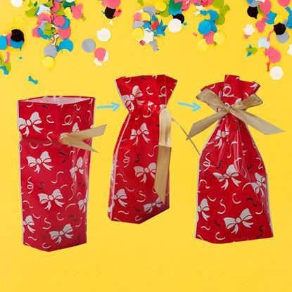 Obrázek Dárkové sáčky s mašlí 10 ks - S