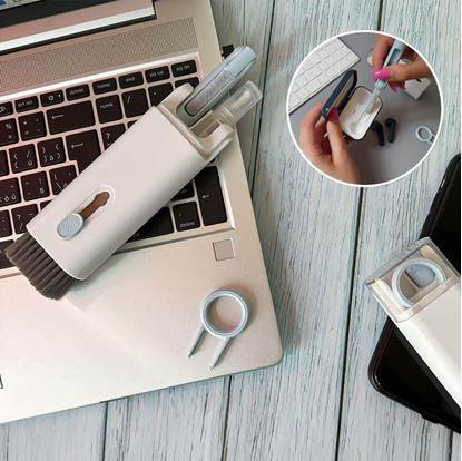 Obrázek Multifunkční sada na čištění sluchátek a elektroniky 7v1