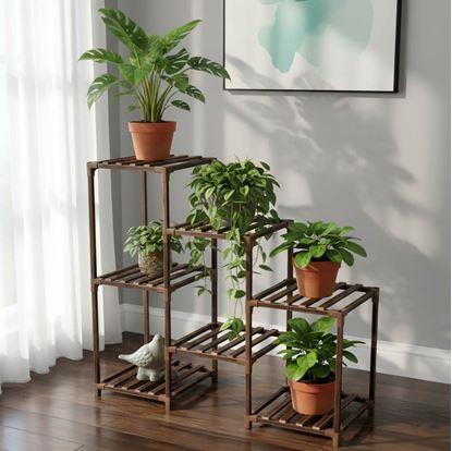 Obrázek Dřevěný stojan na květiny